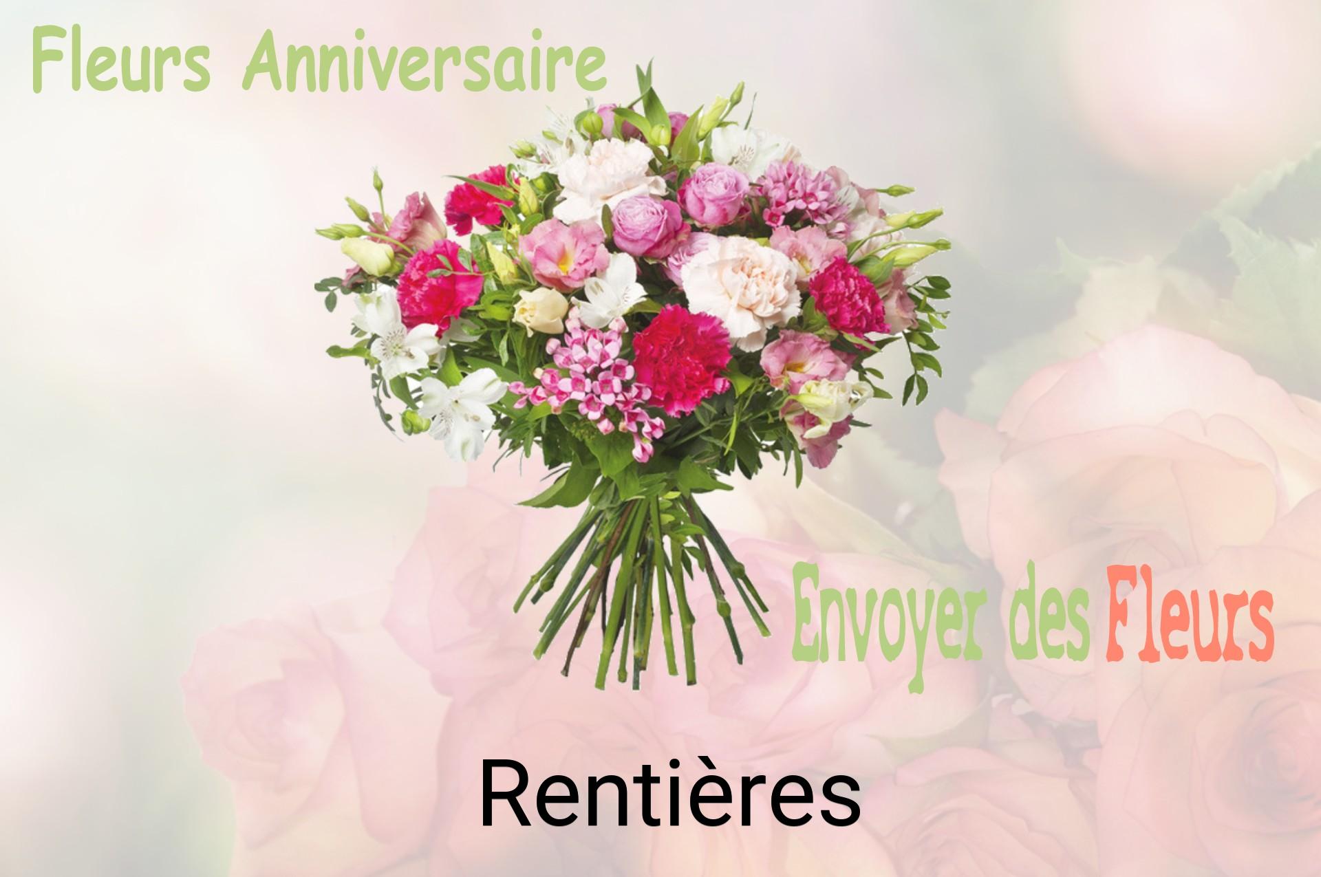 Bouquet de fleurs d’anniversaire livré à Rentières